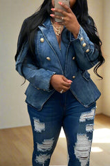 Denim Blazer Jacket