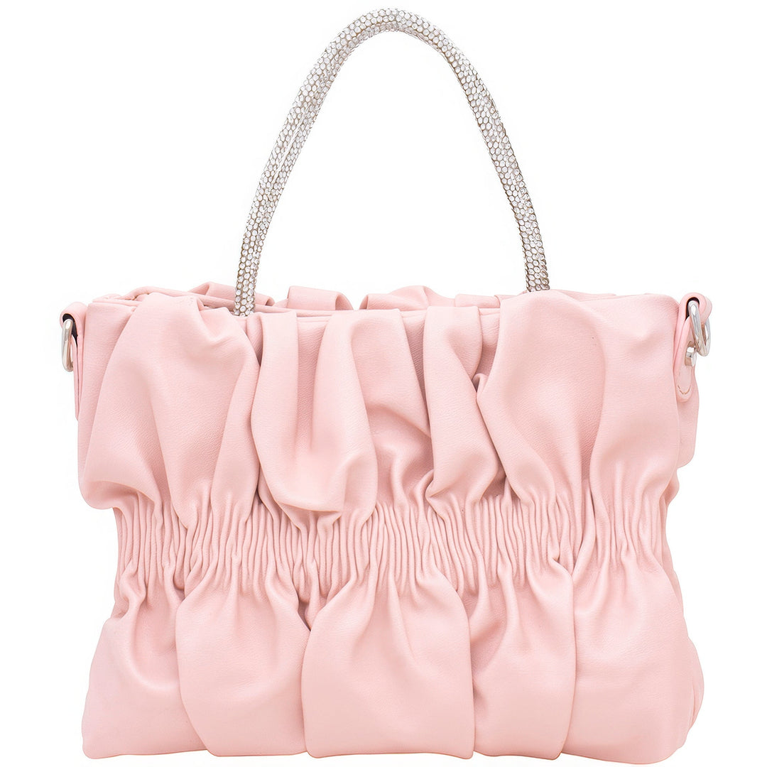 Fashion Rhinestone Handle Design Bag - GirlSavvi