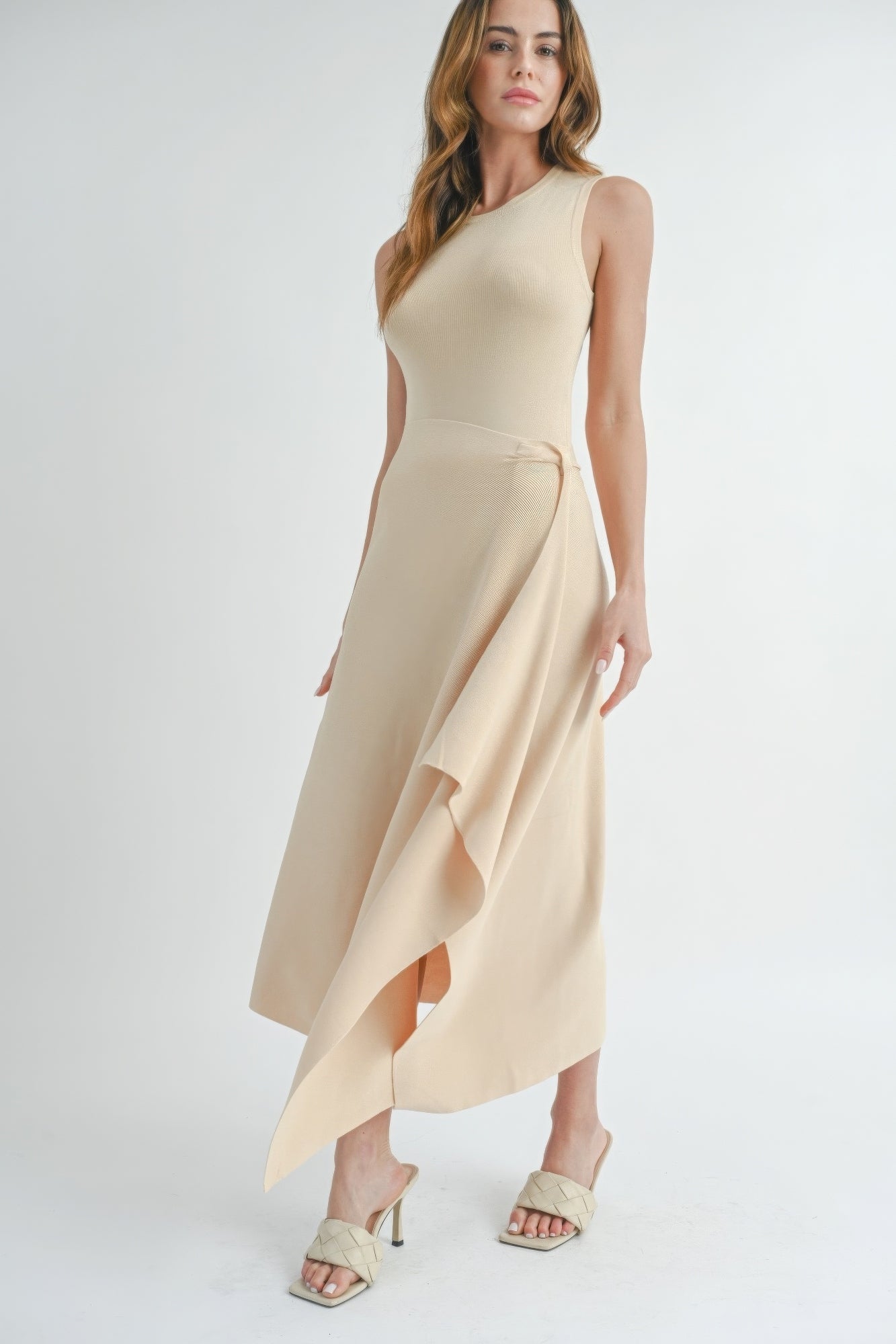 Maxi Dress With Slit - GirlSavvi