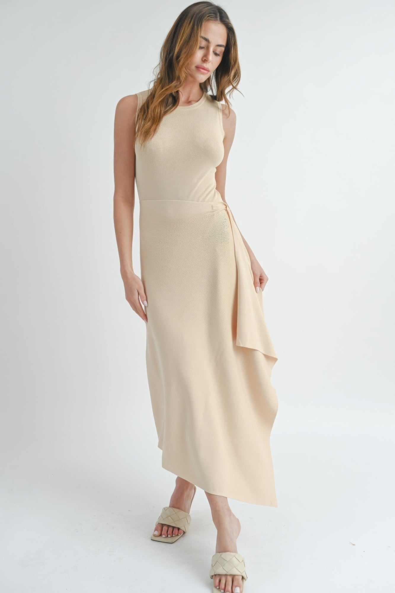 Maxi Dress With Slit - GirlSavvi