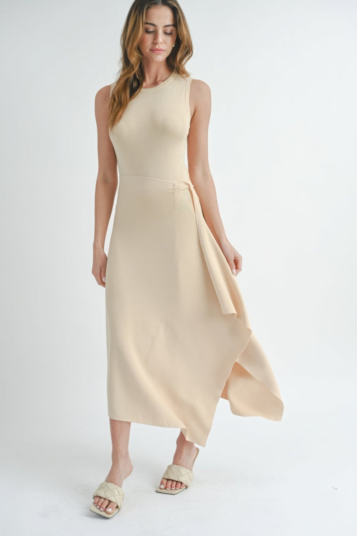 Maxi Dress With Slit - GirlSavvi