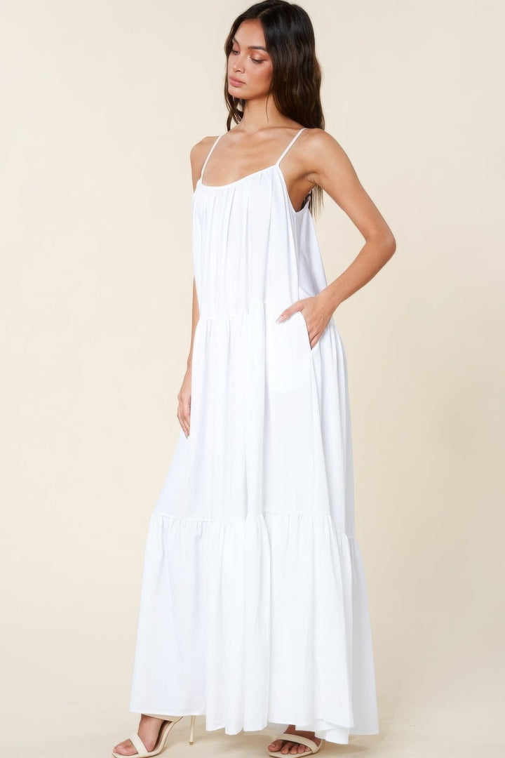 Maxi Sun Dress With Pockets - GirlSavvi