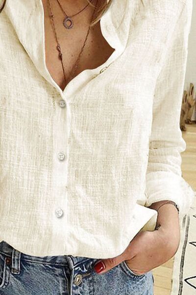 Women's Button Up Long Sleeve Shirt - GirlSavvi